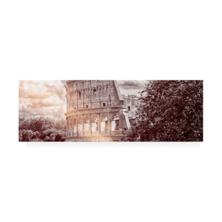 Philippe Hugonnard 'Dolce Vita Rome 2 Colosseum Roma V' Canvas Art,6x19